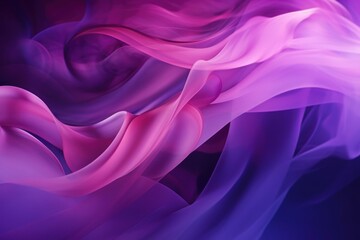 Fototapeta premium Smooth, elegant curves intertwine, forming a mesmerizing abstract composition with a gradient of purple and pink hues