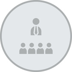 Leadership Vector Icon Design