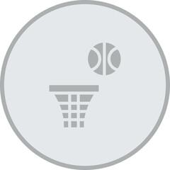 Basketball Vector Icon Design