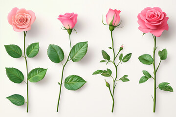 Fototapeta premium Flower pink rose