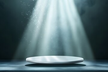 stage with spotlight