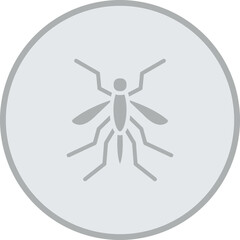 Mosquito Vector Icon Design