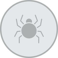 Spider Vector Icon Design