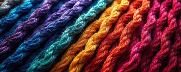 Interwoven threads in a diagonal pattern on a fabric background , texture, abstract, fabric