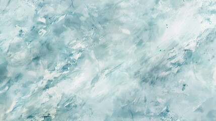 Obraz premium Abstract Teal and White Textured Painting: A Serene Artistic Expression of Color and Brushstrokes