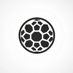 Fototapeta premium Soccer ball illustration on white background