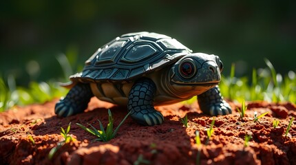 Obraz premium turtle on the ground