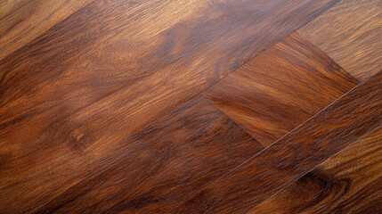 Close up view of a natural wooden floor with grain patterns and texture
