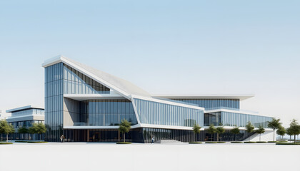 Obraz premium Modern high end architecture project evolution , with white tonespng