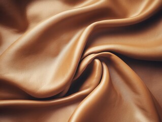 Fototapeta premium Brown Leather Material Close Up