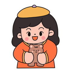 Fototapeta premium Cute kids characters , children with different poses