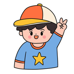 Cute kids characters , children with different poses