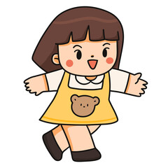 Obraz premium Cute kids characters , children with different poses