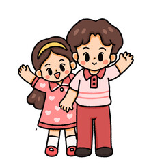 Fototapeta premium Couple in love concept, valentine