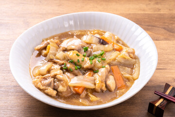 鶏肉と白菜のうま煮