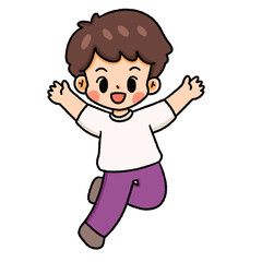 Obraz premium Cute kids characters , children with different poses