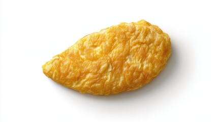 Golden-brown omelette, cooked to perfection. Ideal for breakfast menus, recipe blogs, or food websites.