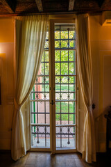 Vitamin C face cream with orange fruit slices