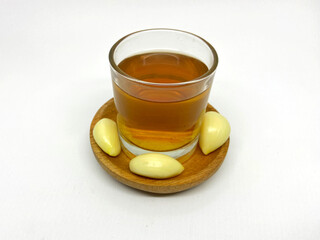 Traditional drink made from boiled garlic