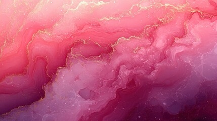 Elegant and Luxurious Abstract Marble Texture with Soft Pink and Gold Accents Perfect for Modern Designs and Artistic Projects