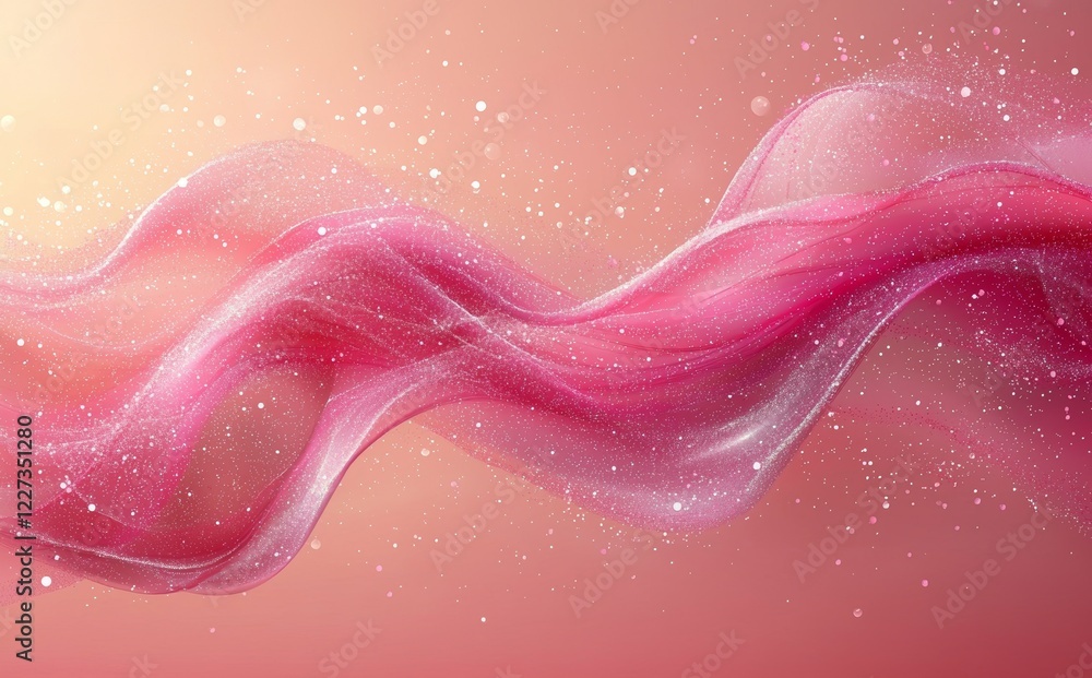 Poster abstract light pink background adorned with lines. soft pastel pink texture with a blend of gradient