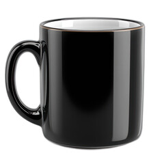 black mug mockup template