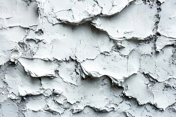 Fototapeta premium A grunge white cement wall texture background, banner, for interior design