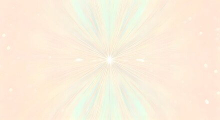 Obraz premium A whimsical fairy-like pastel pelt with light sparkles in blush, aqua, and cream, AI Generated