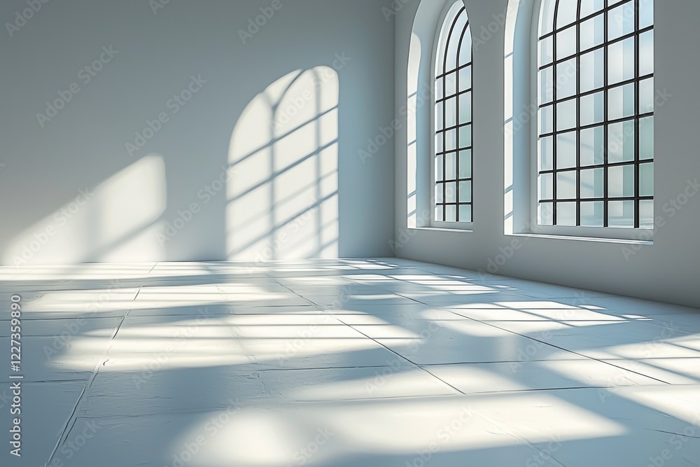 Poster abstract background with a drop shadow and light, suitable for product presentation