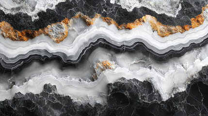Obraz premium Luxurious Marble texture background in shades of white and gray natural stone