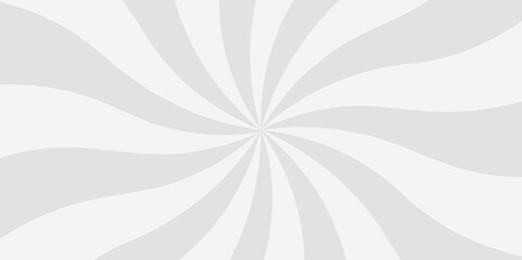 Retro abstract explosion white and gray vintage ray sunrise star sunbeam texture background. vector illustration circle light banner cartoon add design.	