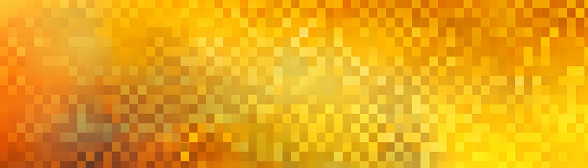 Golden Pixel Abstract Background Illustration
