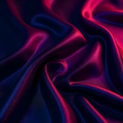 Obraz premium red satin fabric