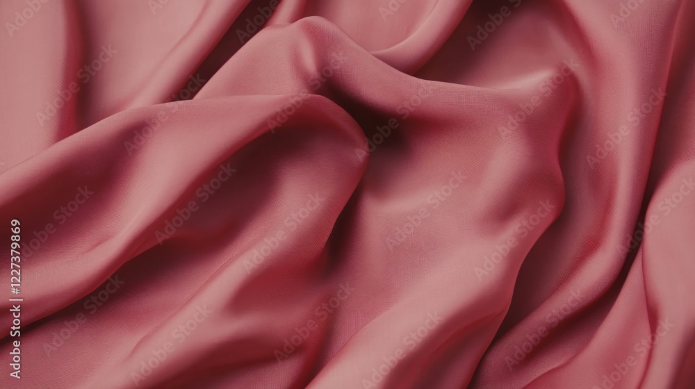 Poster soft rose fabric with gentle folds creating a smooth and flowing texture for design projects