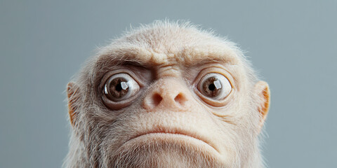 Digital Render of Primate Face