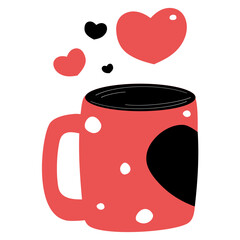 Mug Love Art Doodle 
