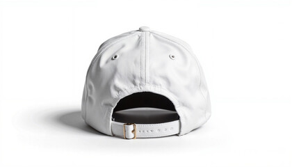 Fototapeta premium Cap Mockup on White Background with Copy Space