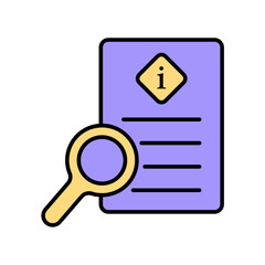 Icon a details, isolated against a clean background.