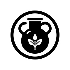 water jug ​​logo icon