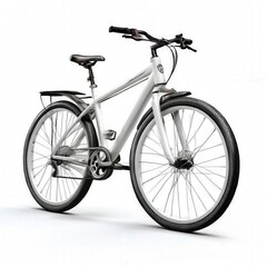 Fototapeta premium the AI Image Generator, Modern Electric Bicycle Highlighting Innovative