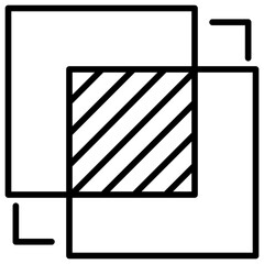 Amalgamation Outline Icon