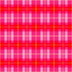 Seamless tartan squares pattern background in pink.