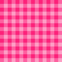 Seamless plaid pattern background in pink.