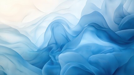 Obraz premium A deep to light blue gradient background with smooth flowing texture
