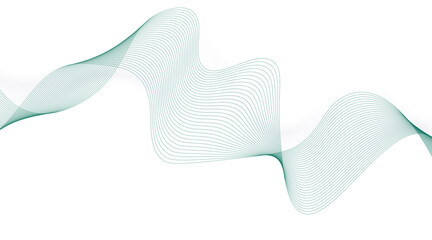 Modern abstract glowing wave lines on white background. Dynamic flowing wave design element. Futuristic technology and sound wave pattern. Abstract Modern Line, Wave Designed On white Background.