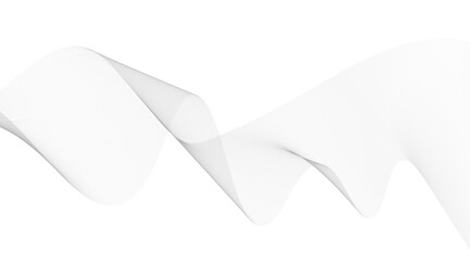 Modern abstract glowing wave lines on white background. Dynamic flowing wave design element. Futuristic technology and sound wave pattern. Abstract Modern Line, Wave Designed On white Background.
