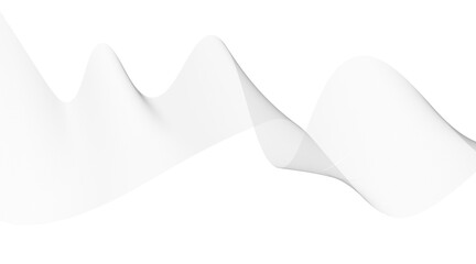 Modern abstract glowing wave lines on white background. Dynamic flowing wave design element. Futuristic technology and sound wave pattern. Abstract Modern Line, Wave Designed On white Background.