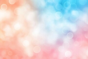 Fototapeta premium Soft pastel gradient background with bokeh effect, ideal for design projects and creative uses