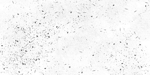 Scratched and Cracked Grunge Urban Background Texture Vector. Grid spotted pattern. Abstract grunge halftone lined texture. Distressed uneven grunge background.