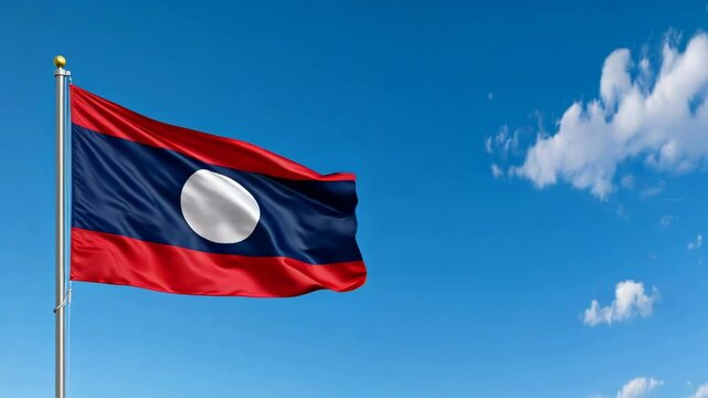 National flag of Laos
